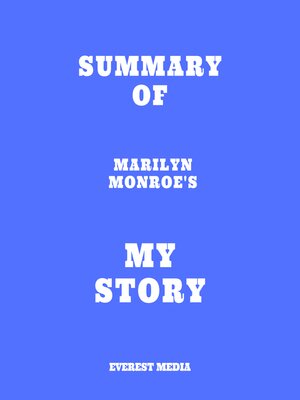 cover image of Summary of Marilyn Monroe's My Story